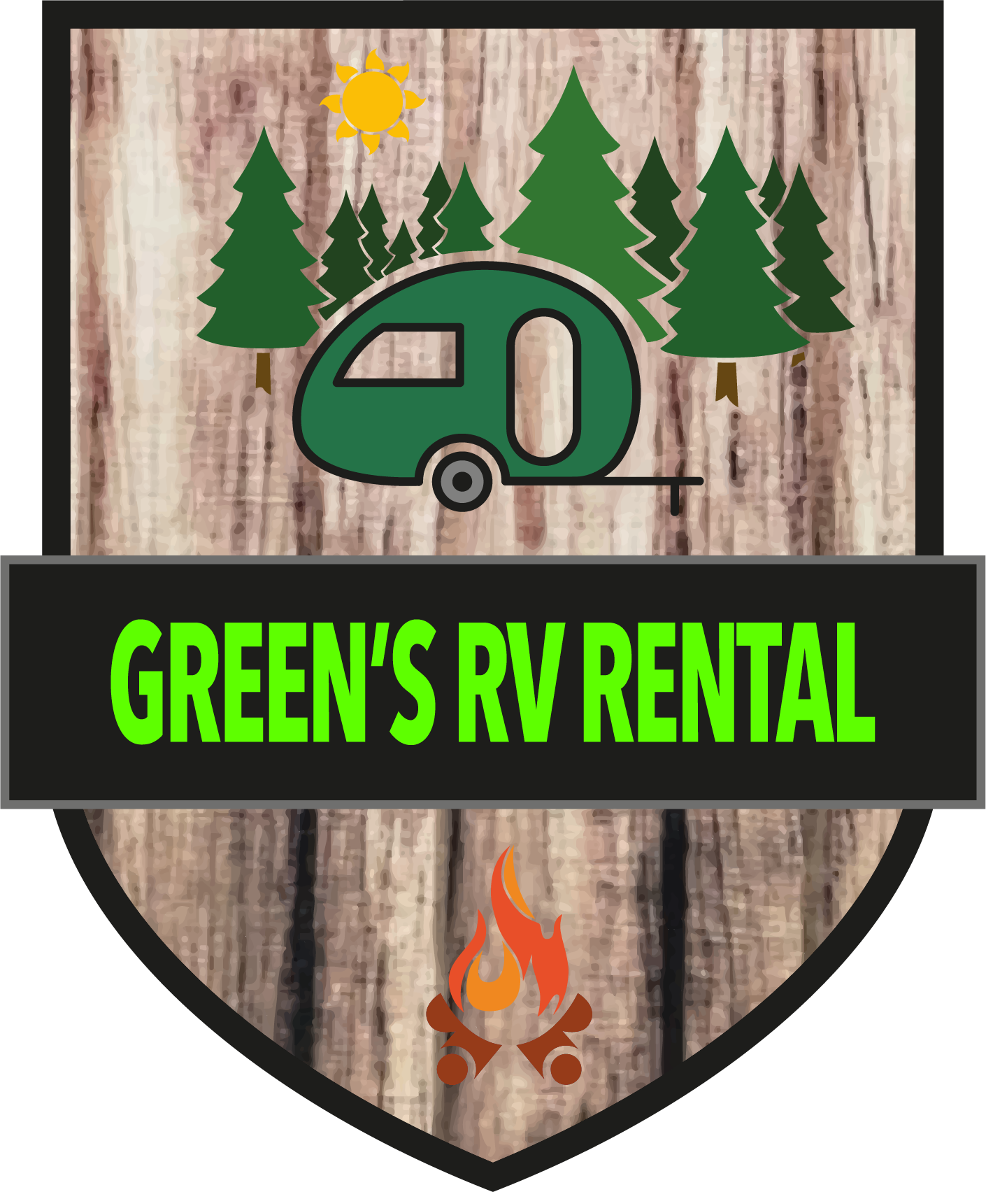 Green's RV Rental logo